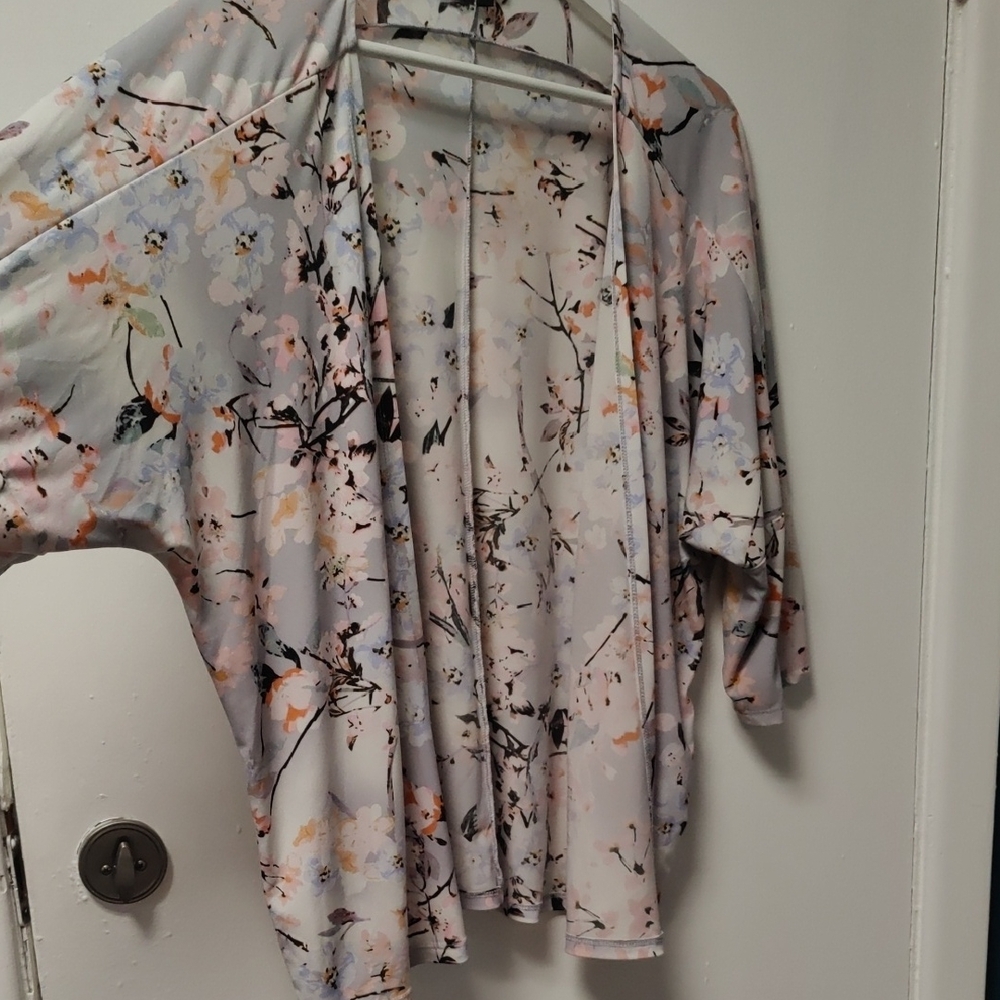 Warehouse Multicolor Patterned Kimono - image 1